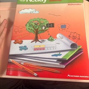 Ready Common Core Instruction Grade 3 Mathematics Workbook - Orange Red Cover